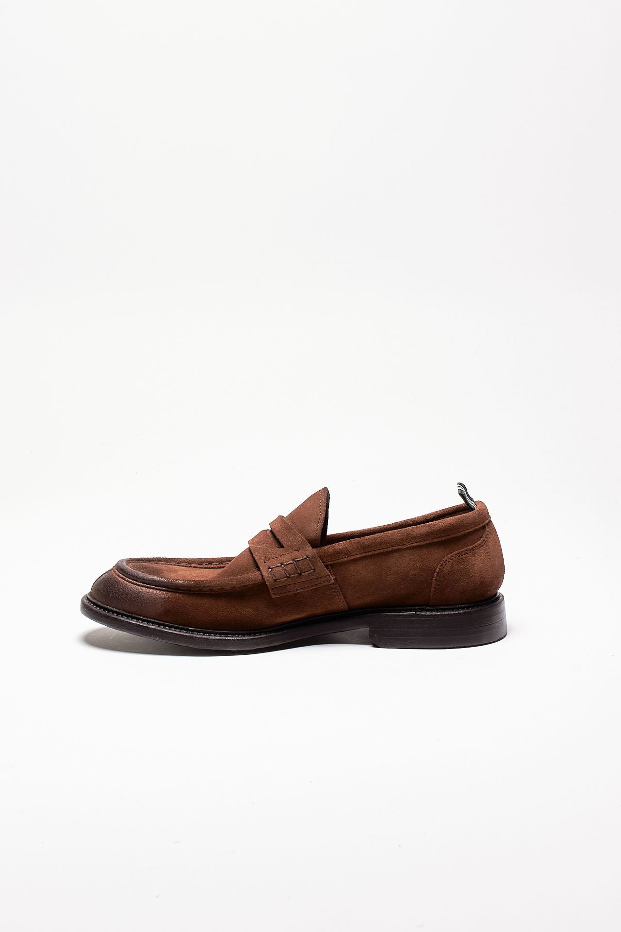mocassini in pelle scamosciata 2099-6013 men Green george - 5