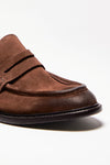 mocassini in pelle scamosciata 2099-6013 men Green george - 6