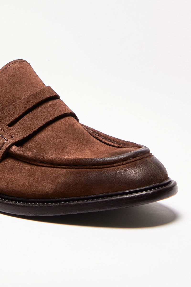 mocassini in pelle scamosciata 2099-6013 men Green george - 6