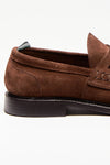 mocassini in pelle scamosciata 2099-6013 men Green george - 1
