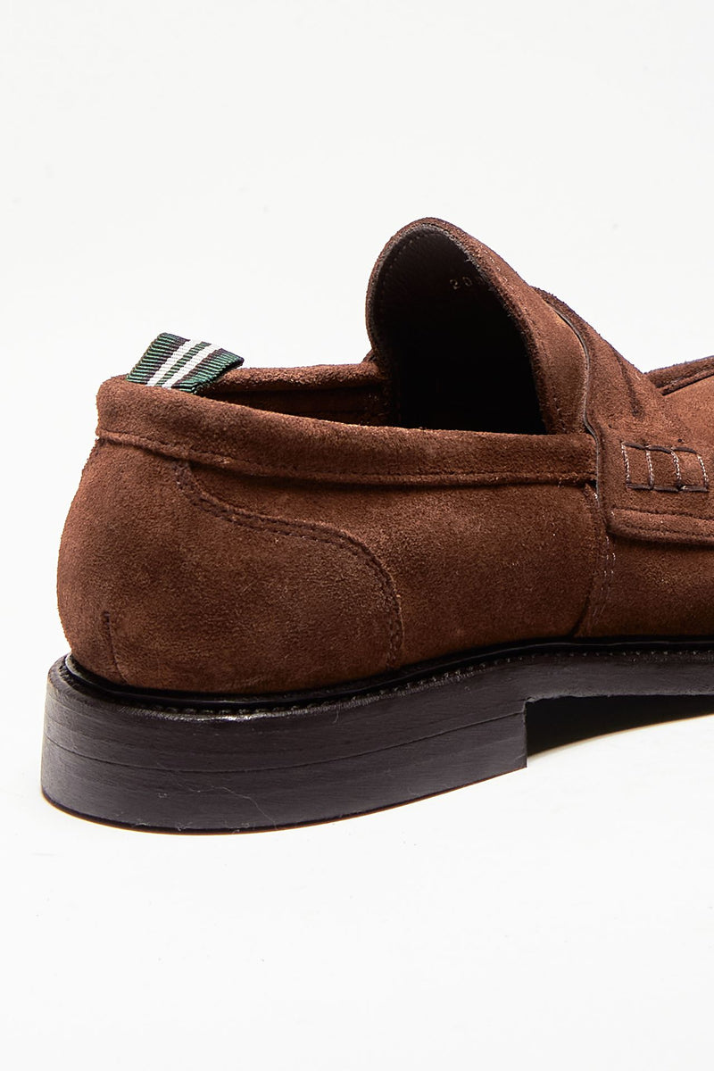 mocassini in pelle scamosciata 2099-6013 men Green george - 7