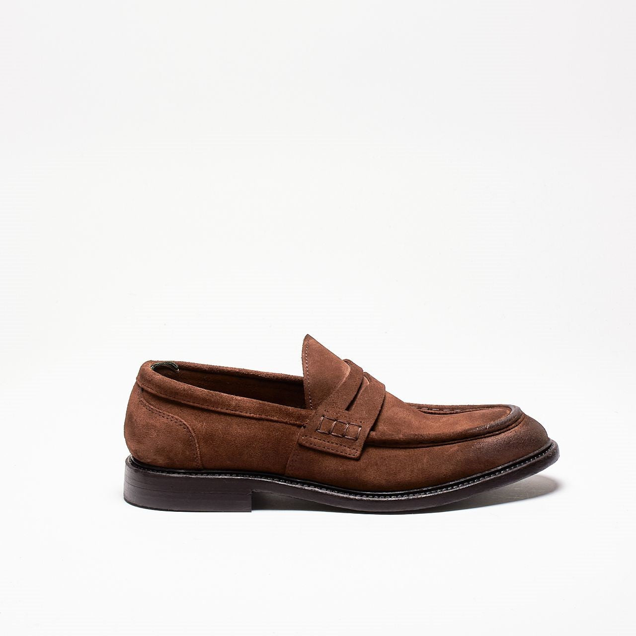 mocassini in pelle scamosciata 2099-6013 men Green george - 8