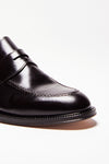 mocassini in pelle lavata 5020-2979 testa di moro men Green george - 6
