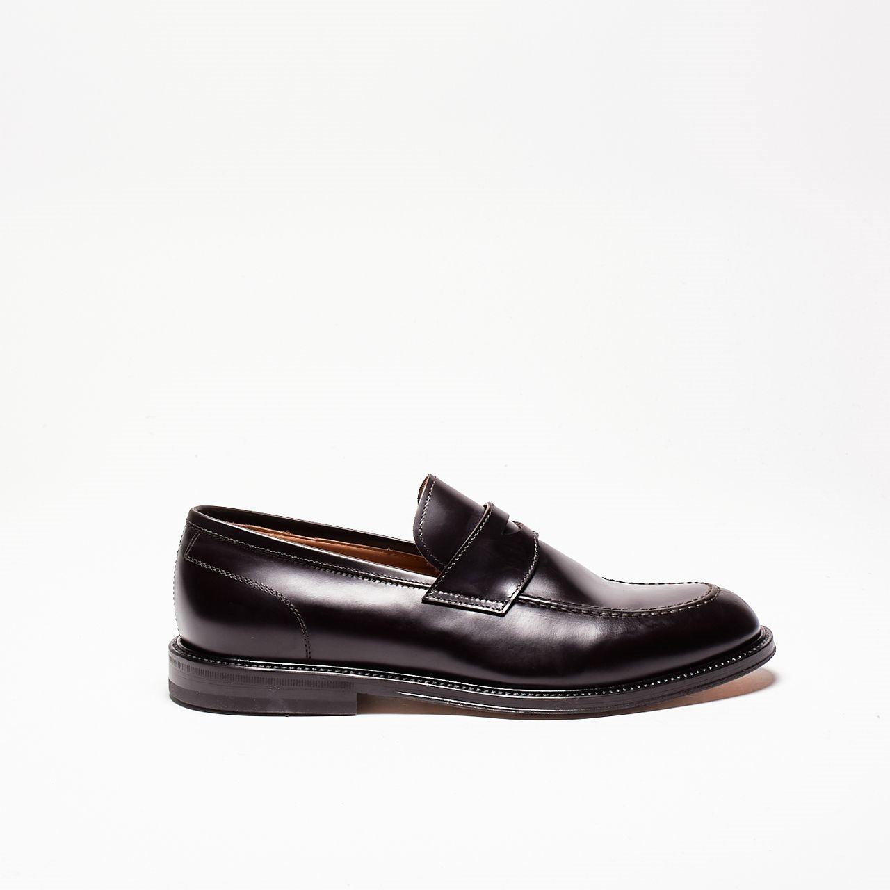 mocassini in pelle lavata 5020-2979 testa di moro men Green george - 8