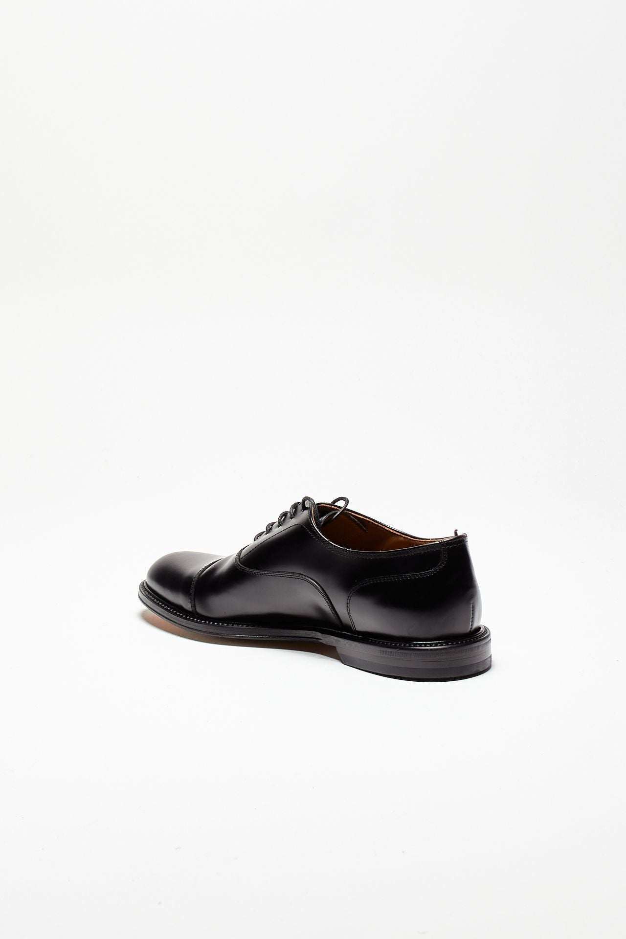 scarpa brogue in pelle lavata 5023-2979 nero men Green george - 4