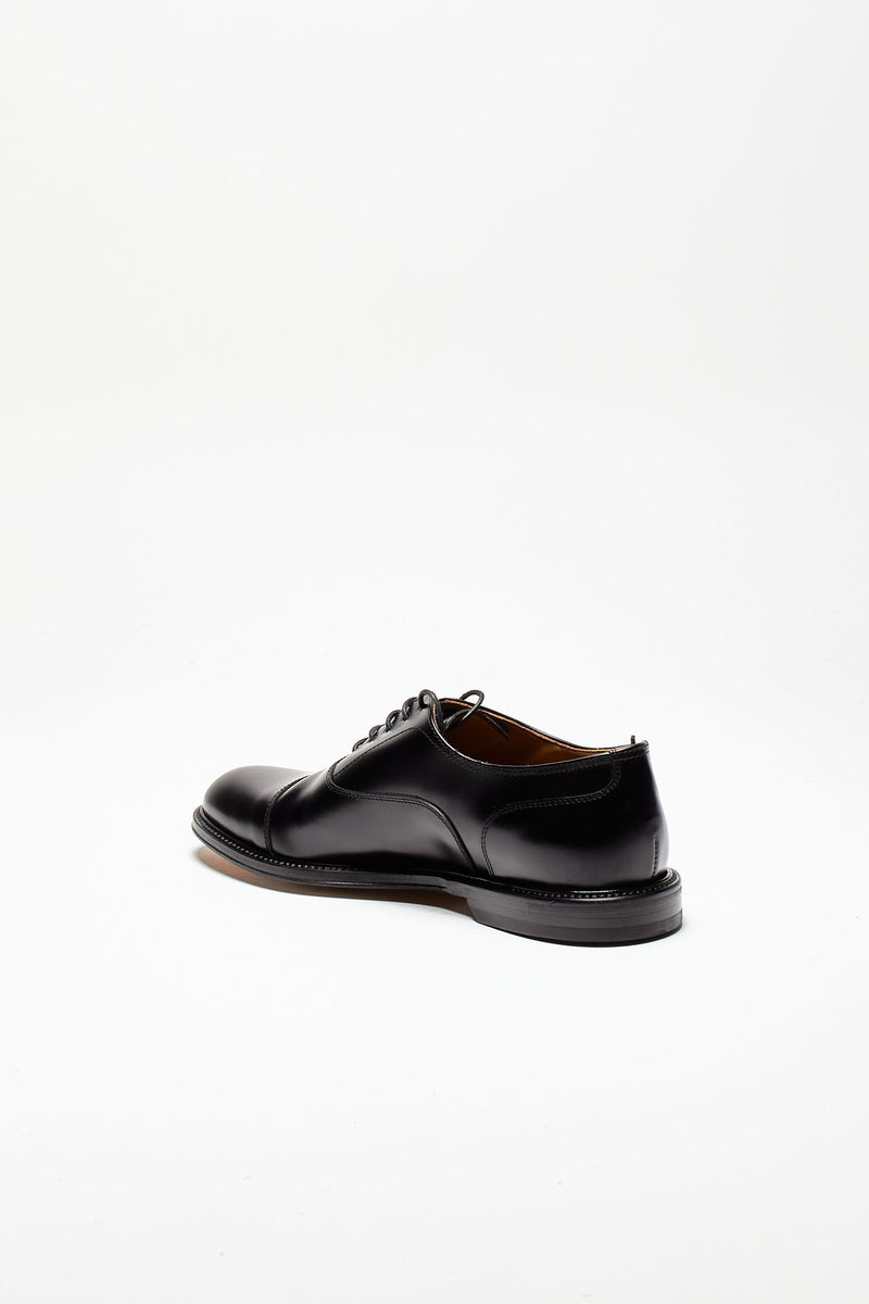 scarpa brogue in pelle lavata 5023-2979 nero men Green george - 4