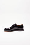 scarpa brogue in pelle lavata 5023-2979 nero men Green george - 5