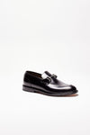 mocassini in pelle lavata 5024-2979 nero men Green george - 3