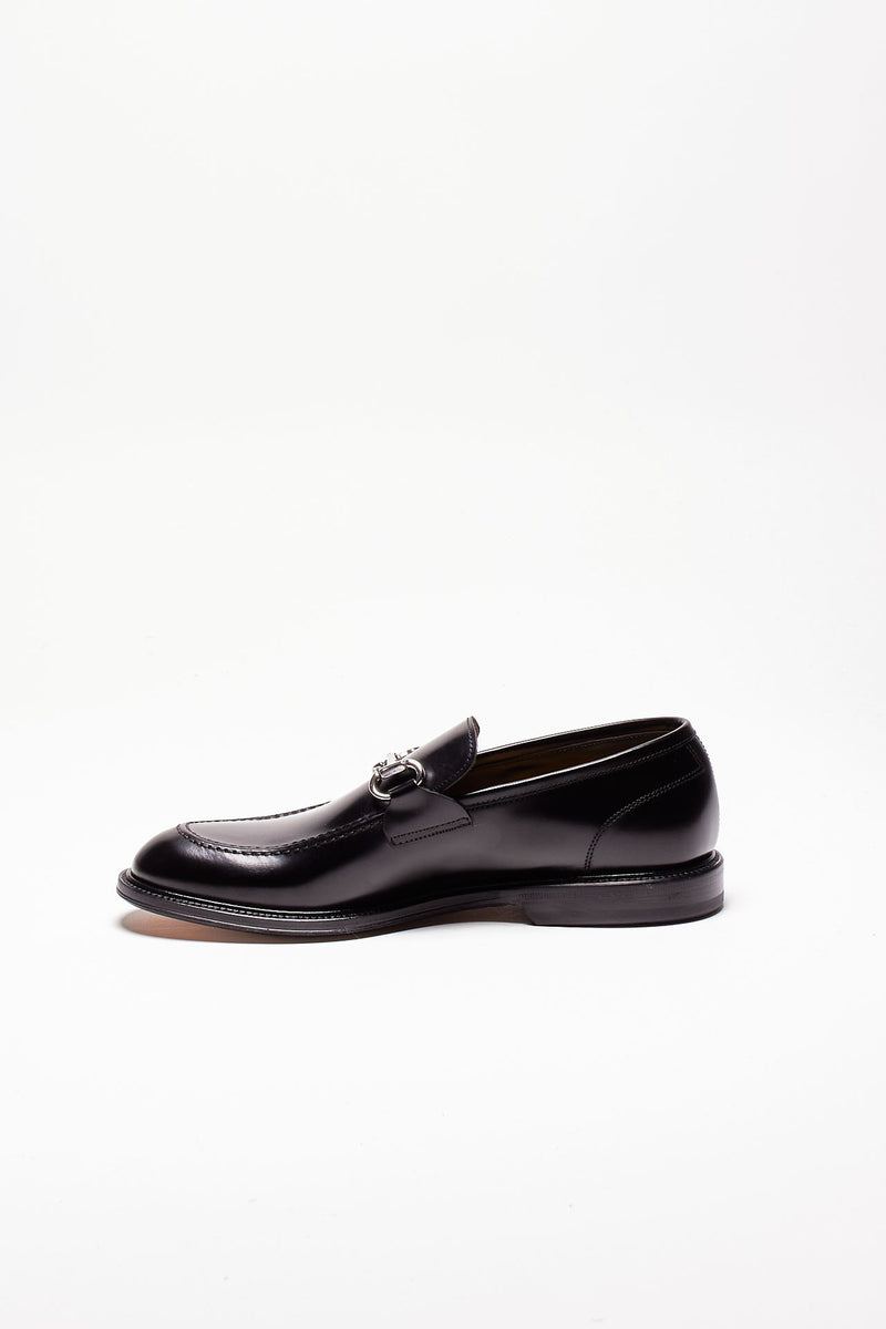 mocassini in pelle lavata 5024-2979 nero men Green george - 5