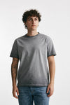 t-shirt in cotone grigio old men Grifoni - 2