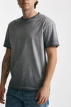 t-shirt in cotone grigio old men Grifoni - 5