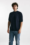 t-shirt in maglia cotone blu men Grifoni - 4