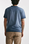 t-shirt in cotone blu old men Grifoni - 3