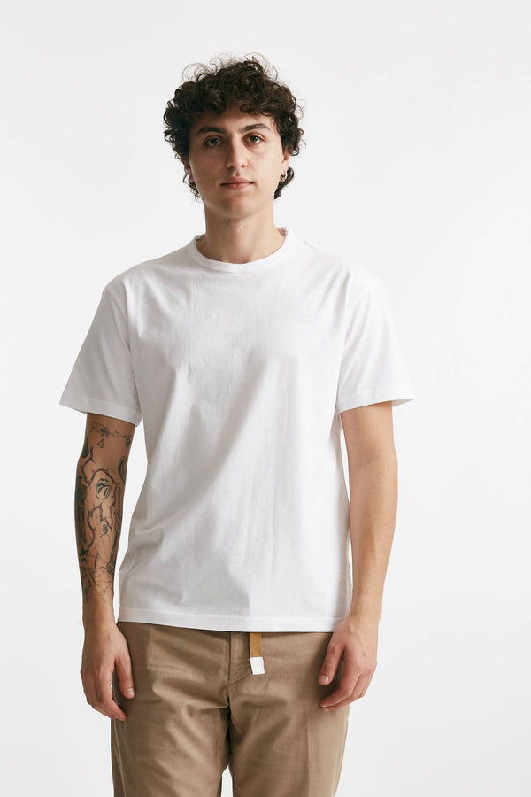 t-shirt in cotone bianco men Grifoni