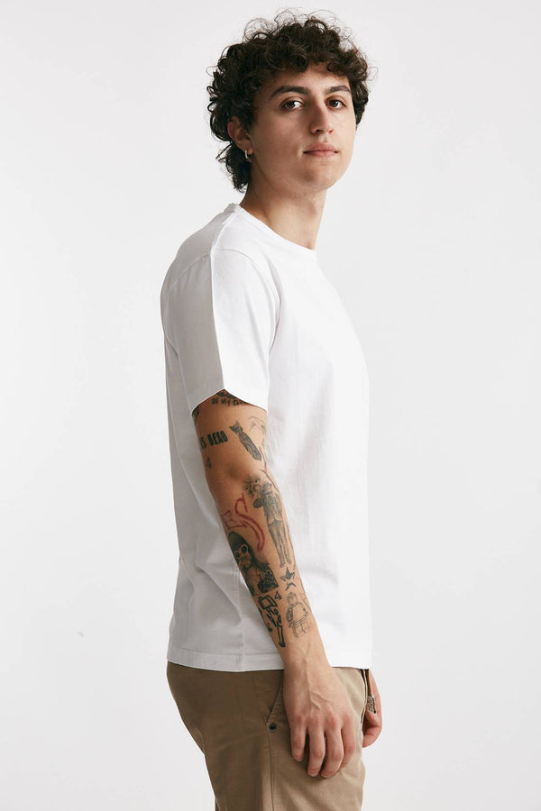 t-shirt in cotone bianco men Grifoni