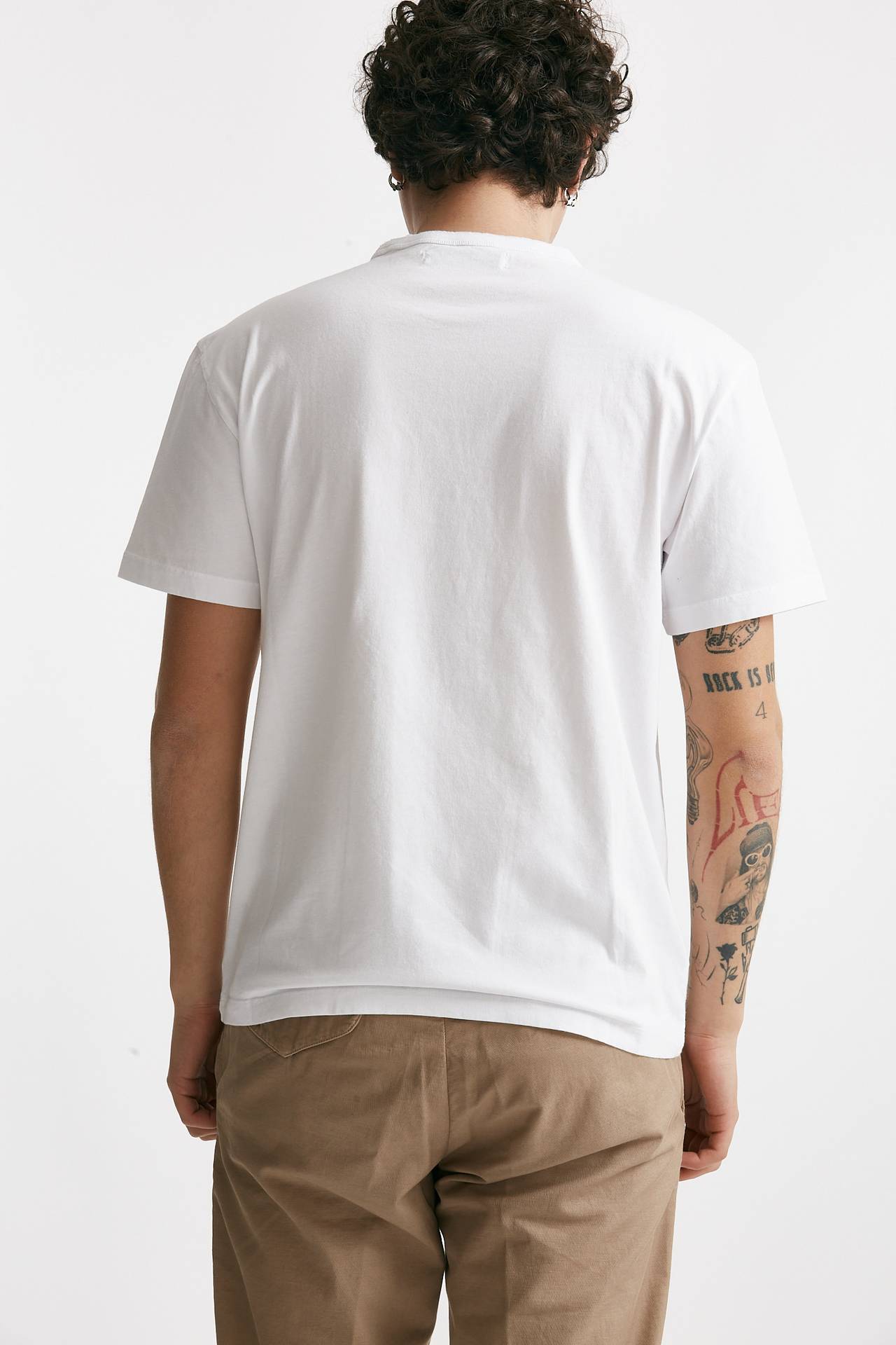 t-shirt in cotone bianco men Grifoni - 3