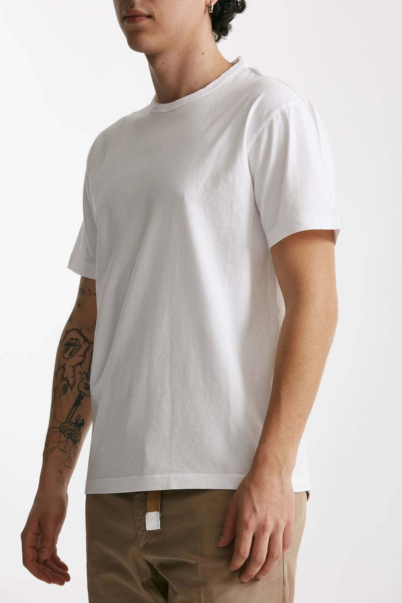 t-shirt in cotone bianco men Grifoni - 4