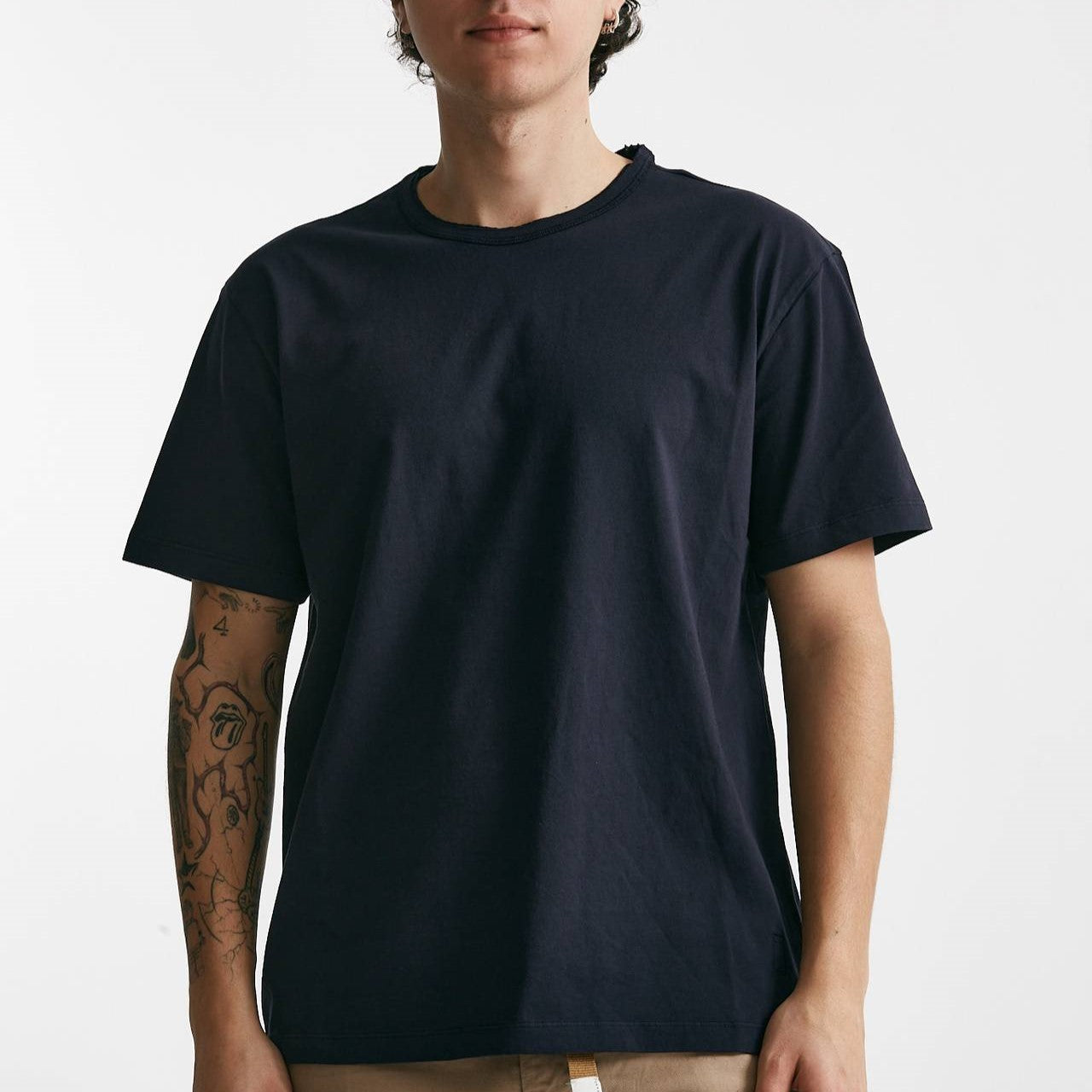 t-shirt in cotone blu men Grifoni - 6