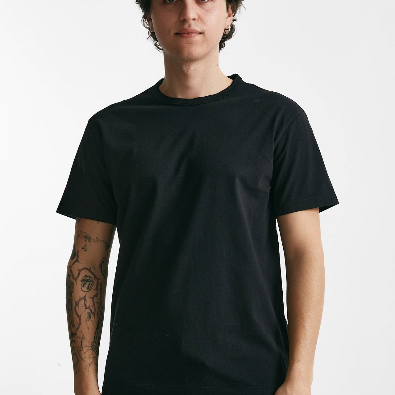 t-shirt in cotone nero men Grifoni - 6