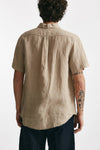 camicia in lino beige men Grifoni - 3