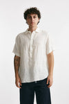 camicia in lino bianco men Grifoni - 1