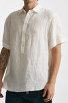 camicia in lino bianco men Grifoni - 4