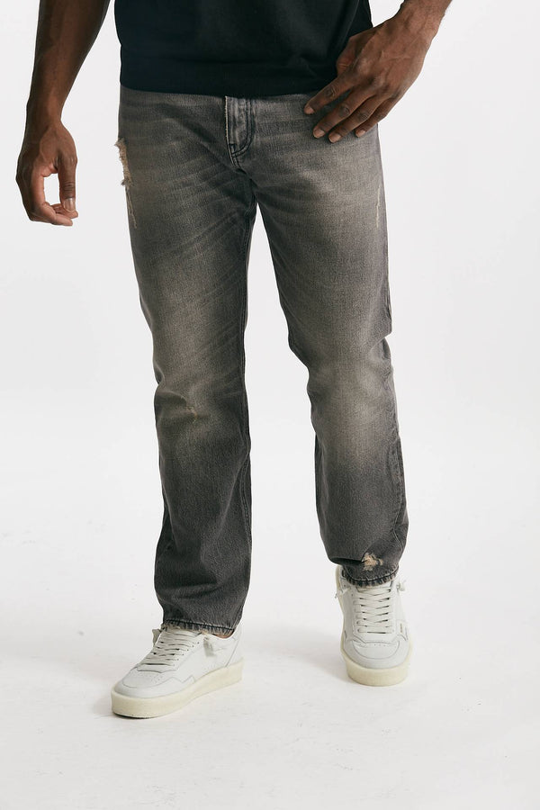 jeans arrow cotone grigio fermo stone washed men Grifoni