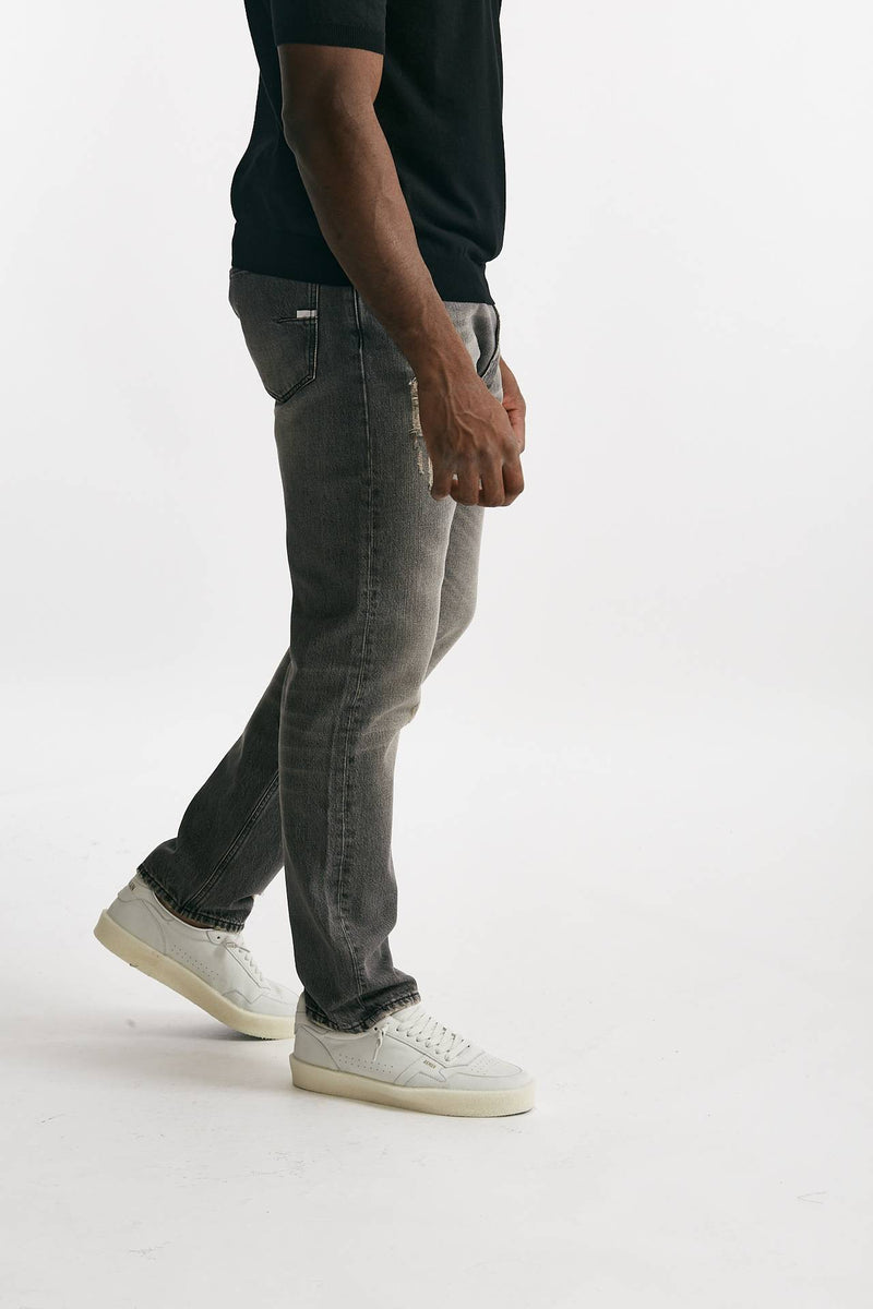 jeans arrow cotone grigio fermo stone washed men Grifoni - 4