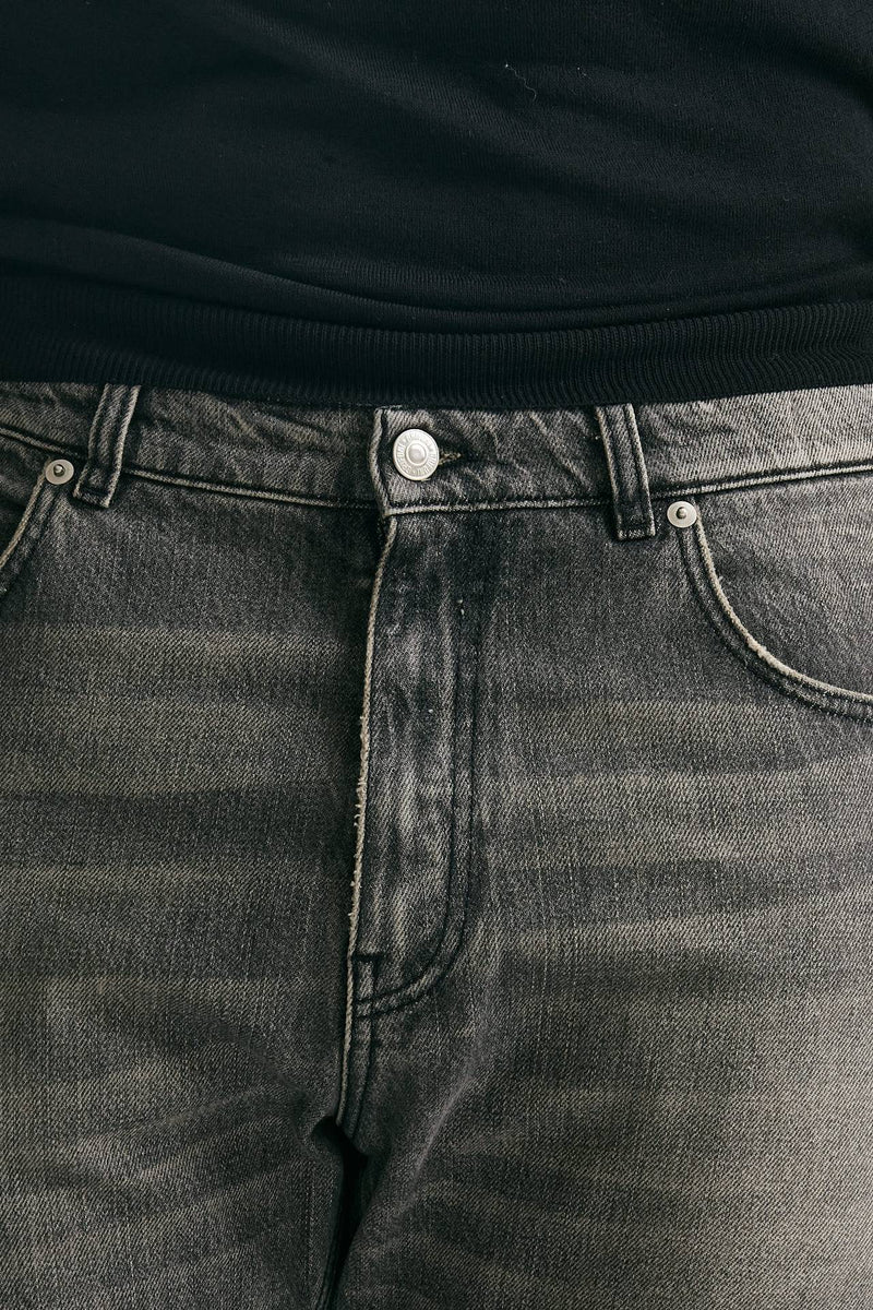 jeans arrow cotone grigio fermo stone washed men Grifoni - 5