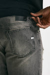 jeans arrow cotone grigio fermo stone washed men Grifoni - 7