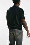 t-shirt in maglia cotone nero men Grifoni - 3