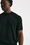 t-shirt in maglia cotone nero men Grifoni - 5