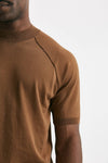 t-shirt in maglia cotone cammello men Grifoni - 5