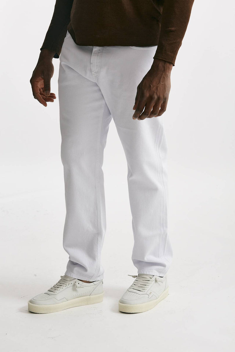 jeans bianco arrow cotone fermo stone washed men Grifoni - 1