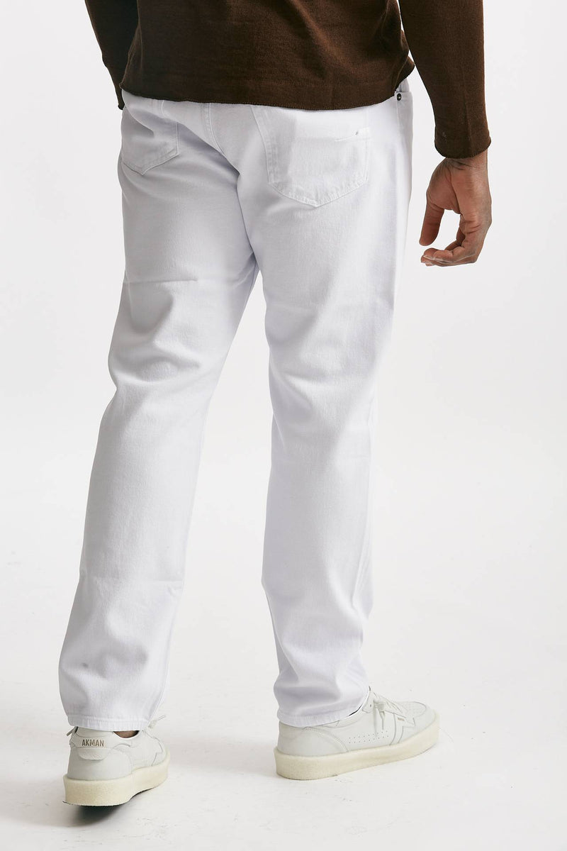jeans bianco arrow cotone fermo stone washed men Grifoni - 3