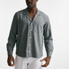 overshirt in misto lana stretch grigio men Grifoni - 8