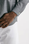 overshirt in misto lana stretch grigio men Grifoni - 7