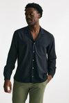 overshirt in misto lana stretch blu men Grifoni - 1