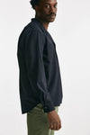 overshirt in misto lana stretch blu men Grifoni - 4