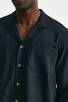 overshirt in misto lana stretch blu men Grifoni - 5