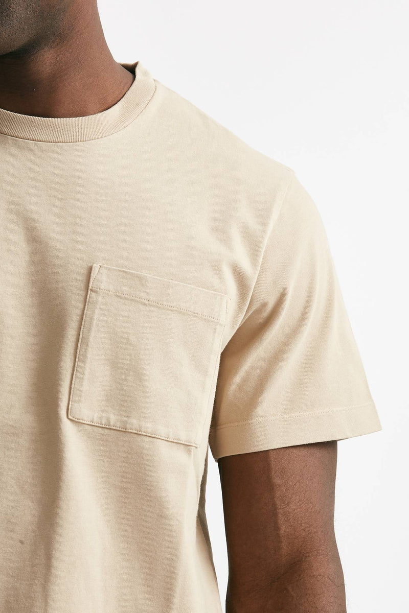 t-shirt in cotone “doppio” beige men Grifoni - 5