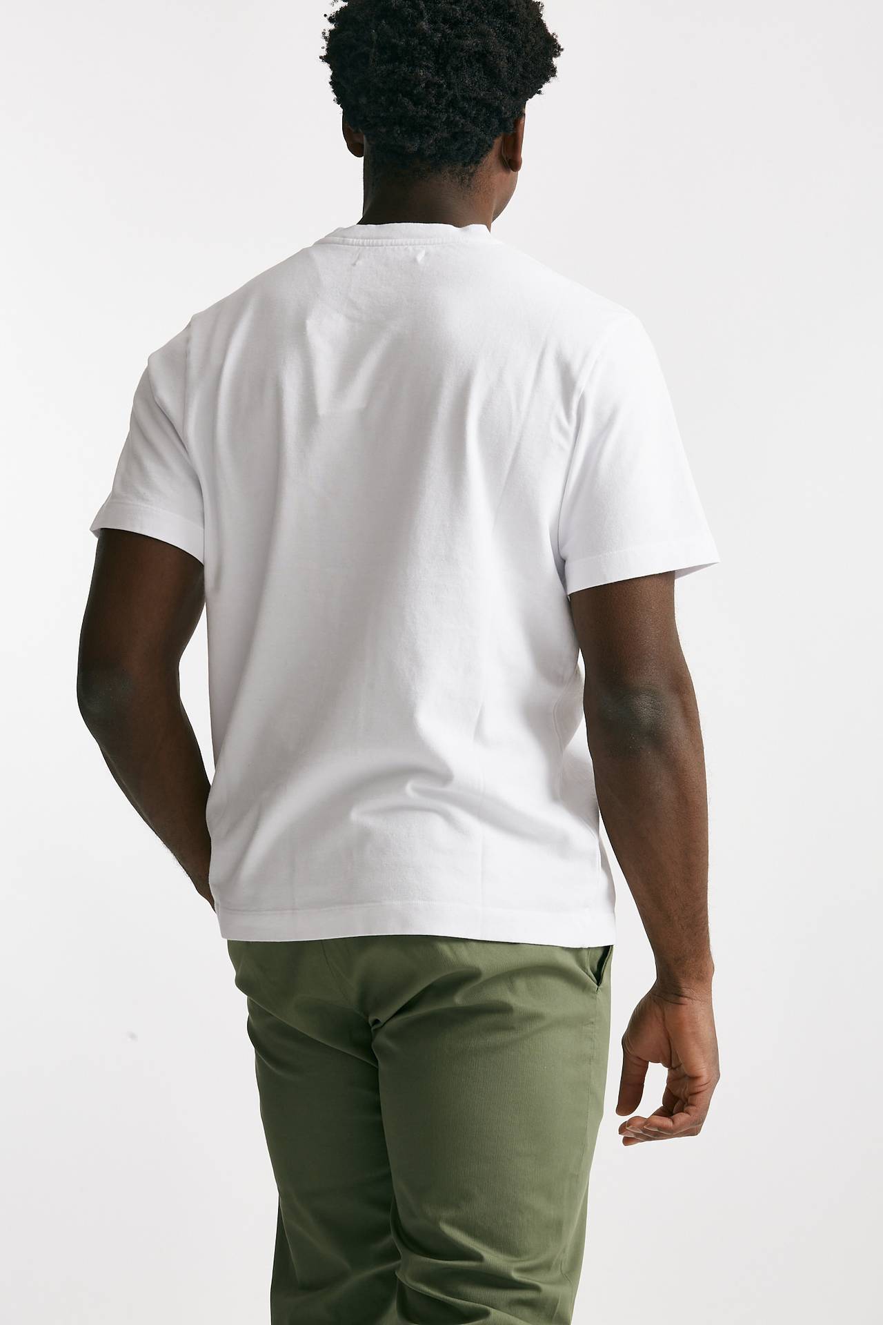t-shirt in cotone “doppio” bianco men Grifoni - 3
