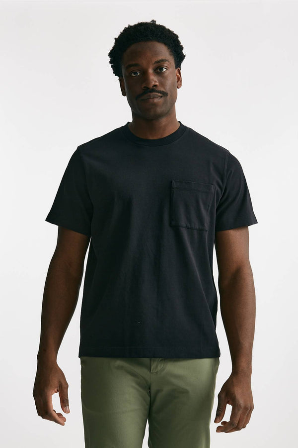 t-shirt in cotone “doppio” nero men Grifoni