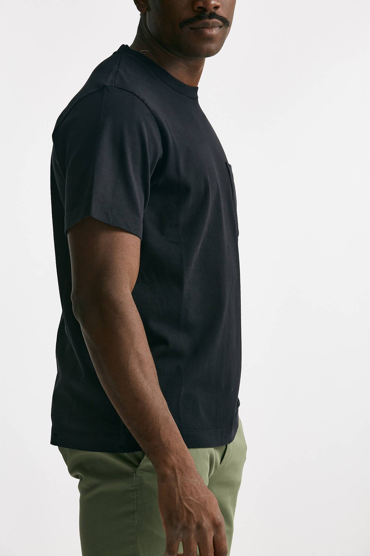t-shirt in cotone “doppio” nero men Grifoni - 4
