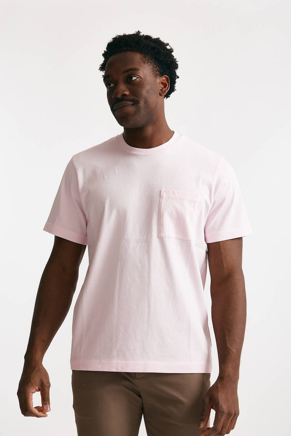 t-shirt in cotone “doppio” rosa men Grifoni