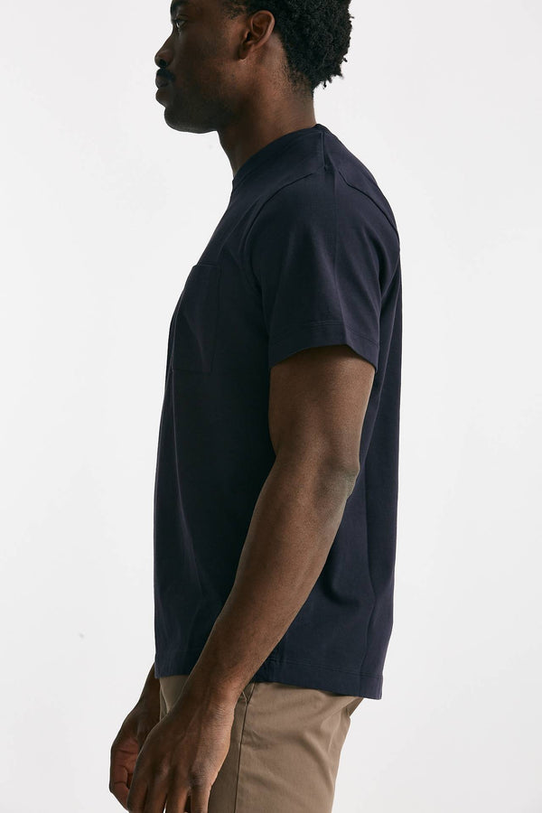 t-shirt in cotone “doppio” blu men Grifoni
