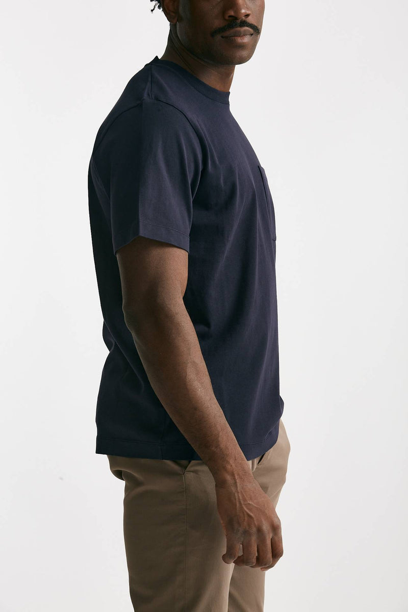 t-shirt in cotone “doppio” blu men Grifoni - 4