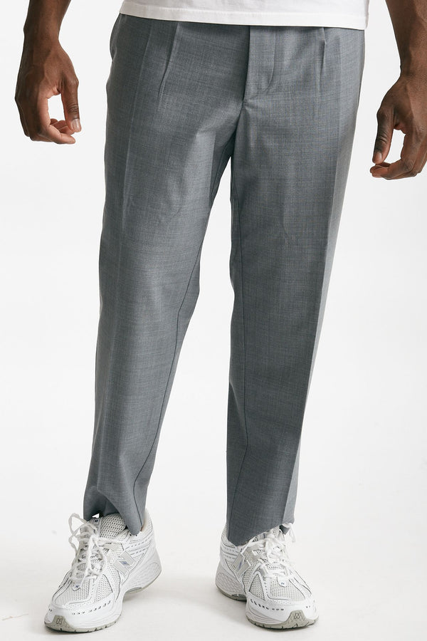 pantalone in misto lana stretch grigio men Grifoni