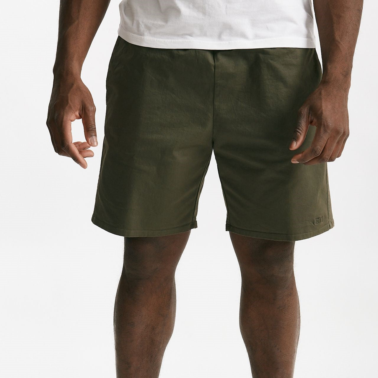bermuda in cotone stretch verde militare men Grifoni - 7
