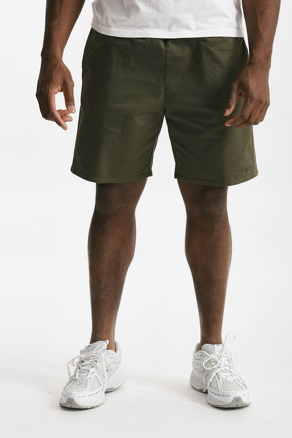bermuda in cotone stretch verde militare men Grifoni